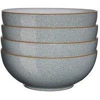 Denby Elements Light Grey Cereal Bowl Set Of 4