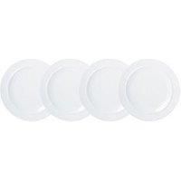 Denby White By Denby Set Of 4 Dinner Plates