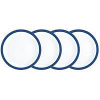 Denby 1041005 Dinner Plate, Imperial Blue, Set of 4, 6.5 x 26 x 26 cm
