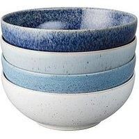 Denby Studio Blue 4Piece Coupe Cereal Bowl Set