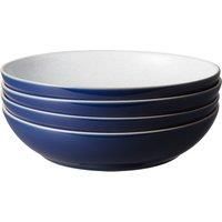 Denby Elements 4-Piece Pasta Bowl Set &Ndash; Dark Blue