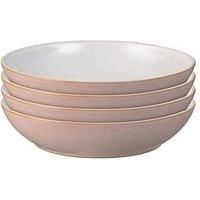 Denby Elements Set Of 4 Pasta Bowls &Ndash; Sorbet Pink
