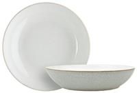 Denby Elements 4 Piece Pasta Bowl Set, Grey