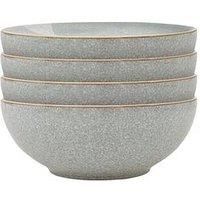 Denby Elements 4-Piece Coupe Bowl Set &Ndash; Light Grey