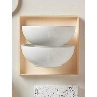 Denby Elements 4-Piece Cereal Bowl Set In Stone White