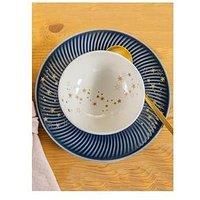 Denby Porcelain Stars Small Bowls In White &Ndash; Set Of 2