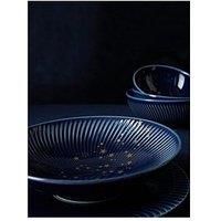 Denby Porcelain Stars Pasta Bowls In Blue &Ndash; Set Of 2