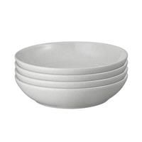 Denby Pasta Bowls, Set of 4, Dove Grey