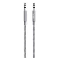 Belkin MixIt 1.2m Braided Audio Cable 3.5mm AUX - Smartphone - Tablet - Grey