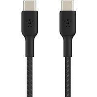 BELKIN Braided USB TypeC to USB TypeC Cable  1 m, Black
