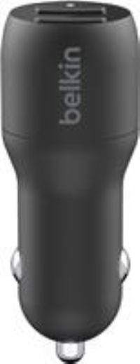 Belkin Dual USB Car Charger 24W (Boost Charge Dual Port Car Charger, 2-Port USB Car Charger) iPhone Car Charger, Android Car Charger