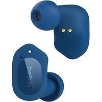 Belkin SOUNDFORM Play True Wireless Earbuds, Wireless Earphones with 3 EQ Presets, IPX5 Sweat and Water Resistant, 38 Hours Play Time for iPhone, Galaxy, Pixel and More - Blue