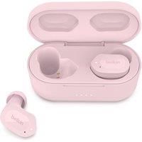 Belkin SOUNDFORM Play True Wireless Earbuds, Wireless Earphones with 3 EQ Presets, IPX5 Sweat and Water Resistant, 38 Hours Play Time for iPhone, Galaxy, Pixel and More - Pink