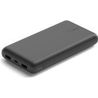Belkin USB C Portable Charger 20000 mAh, 20K Power Bank with USB Type C Input Output Port and 2 USB A Ports with Included USB C to A Cable for iPhone, Galaxy, and More – Black
