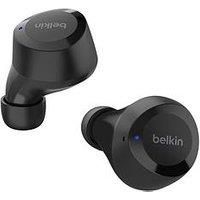 Belkin SoundForm Bolt True Wireless Earbuds, Wireless earphones with up to 28H of battery life and Mono Mode, IPX4 sweat and water resistance, Bluetooth headphones with mic for iPhone, Galaxy and more