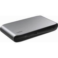 Belkin Connect Thunderbolt 4 Docking Station, 5-in-1 USB-C Multiport Core Hub w/ 96W Power Delivery for Mac, Windows, Single 8K or Dual 4K Display, Thunderbolt 4 Cable & Power Supply Included