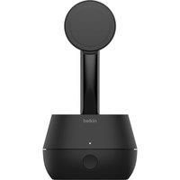 Belkin Auto-Tracking Stand Pro with DockKit, MagSafe Compatible 15W Wireless Charging, 360-Degree Tracking, and iOS Integration for iPhone 15, 14, 13, 12 Series, & More, 5ft AC Plug Included - Black
