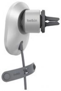 Belkin MagSafe Charger Compatible Magnetic Wireless Car£Charger 15W - BoostCharge Pro MagSafe-Compatible Charger for Qi2, Magnetic Car Vent Phone Mount for iPhone 16, 15, 14, 13, & 12 Series - Grey