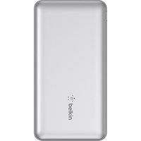 BELKIN 10000 mAh Portable Power Bank - Silver, Silver/Grey