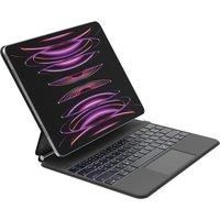 Belkin Pro iPad Keyboard Case with Magnetic Stand, Backlit Bluetooth Keyboard, Multi-gesture Controls, Apple Pencil Storage, Leather case, QWERTY, Multimedia Keys for iPad M4 Pro 13”
