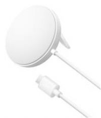 Belkin Magnetic Wireless Charging Pad 15W with Pop-Up Stand - MagSafe-Compatible Certified Qi2 Wireless Charger for iPhone 16, 15, 14, Samsung Galaxy S25, S24 Series, AirPods, & More (No PSU) - White