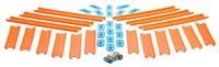 Hot Wheels Track Builder Straight track with Car, Track and track connectors, connect with other Hot Wheels toys, BHT77