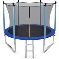 12Ft Outdoor Trampoline With Enclosure Net And Ladder