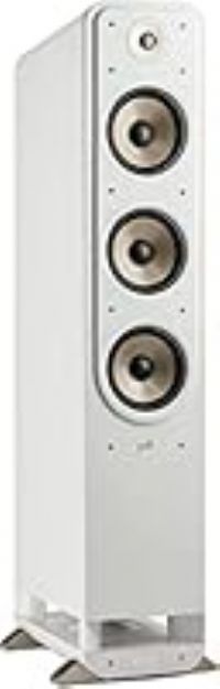 Polk Audio Signature Elite ES60 High Resolution HiFi Floor Speaker for Home Cinema Hi-Res Certified Compatible with Dolby Atmos and DTS:X (PC) - White