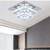 36W LED Ceiling Light Crystal Chandelier Pendant Lamp, Cool White