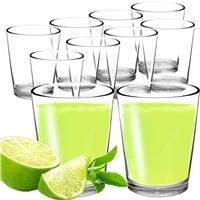 Youngever Pack Bistro Clear Plastic 8 500ML Drinking Glasses, Glasses