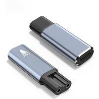 LISI 15V HQ8505 Type-C Shaver Adapter Charging Converter for Philips Norelco One Blade Pro QP6510
