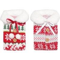 Christmas Party Ugly Sweater Wine Bottle Cover Set of 4 Christmas Wine Gift