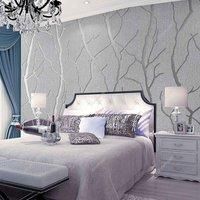 Garden Sanctuary 950Cm X 53Cm Grey 3D Branch Non-pasted Wallpaper