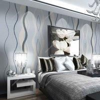 Garden Sanctuary 1000Cm X 53Cm Non-pasted Geometric Curvy Lines Wallpaper