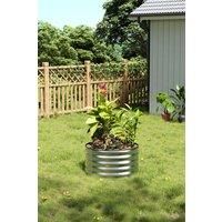 Outdoor Round Metal Raised Garden Bed