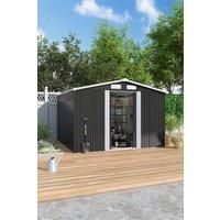 Outdoor Metal Garden Tool Storage Shed