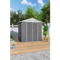 46 ft Outdoor Metal Lockable Garden Storage Shed