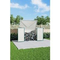 Outdoor Steel Trash Can Bicycle Storage Shed