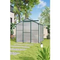 8x6 ft Aluminium Walk-in Greenhouse with Window