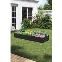 Rectangular Metal Outdoor Raised Garden Bed