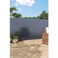 Set of 6 Durable Steel Corrugated Panels Side Panels