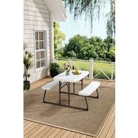 Outdoor Picnic Foldable Table and Bench Set for Kids