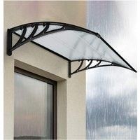 1.5m W x 1m D Window Door Canopy Awning with Brackets