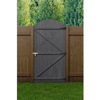 Wooden Arch Top Semi Braced Strong Garden Gate