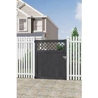 120cm W Rhombus Garden Wood Fence Gate