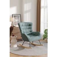 Nordic Wooden Rocking Chair for Living Room Bedroom