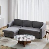 Pull Out Corner Sofa Bed 3 Seater Sofa with Storage