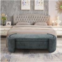 Storage Bench in Bottle Green