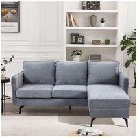 3-Seater Upholstered Corner Sectional Sofa