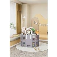 Foldable Plastic Laundry Basket 20KG Capacity
